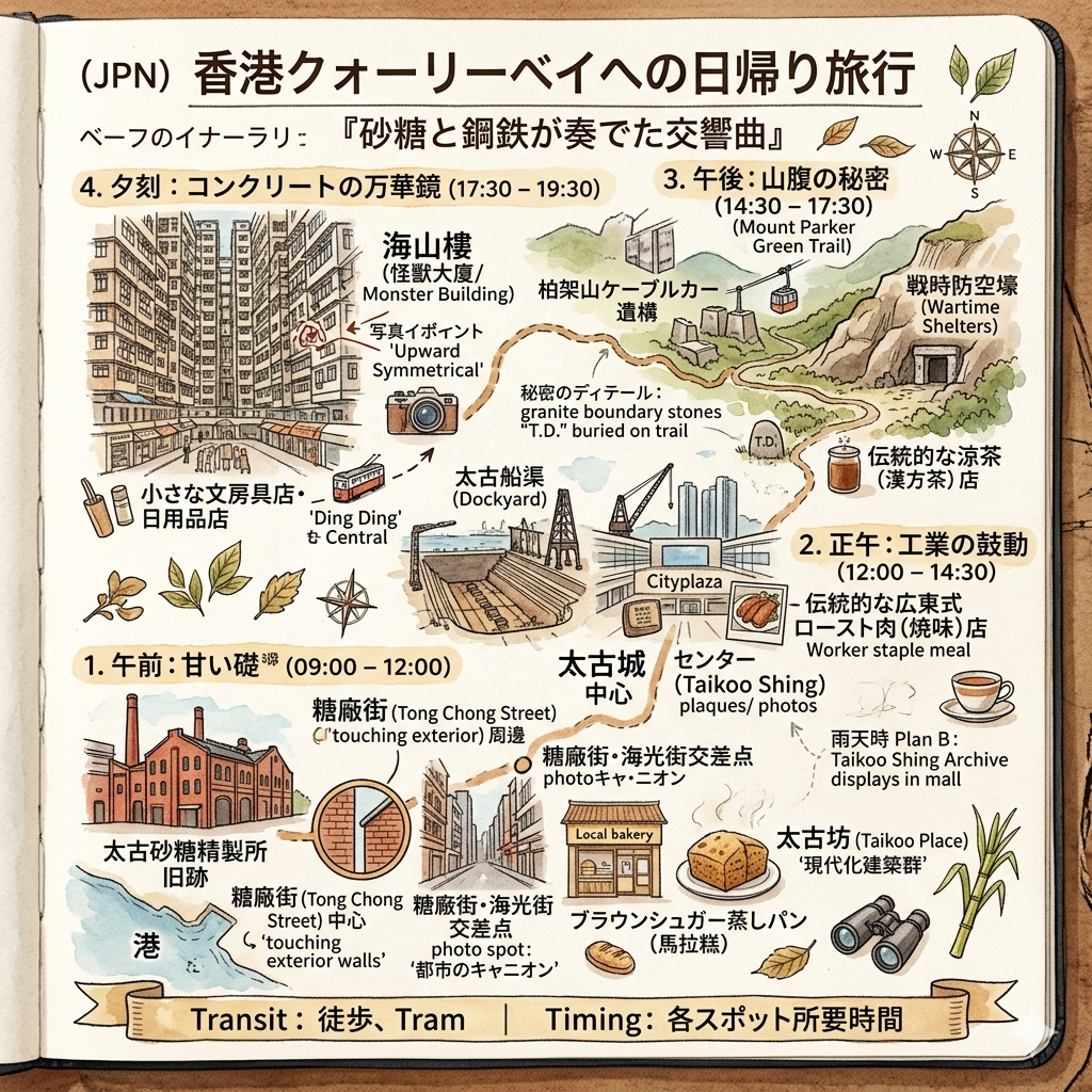 香港クォーリーベイへの日帰り旅行