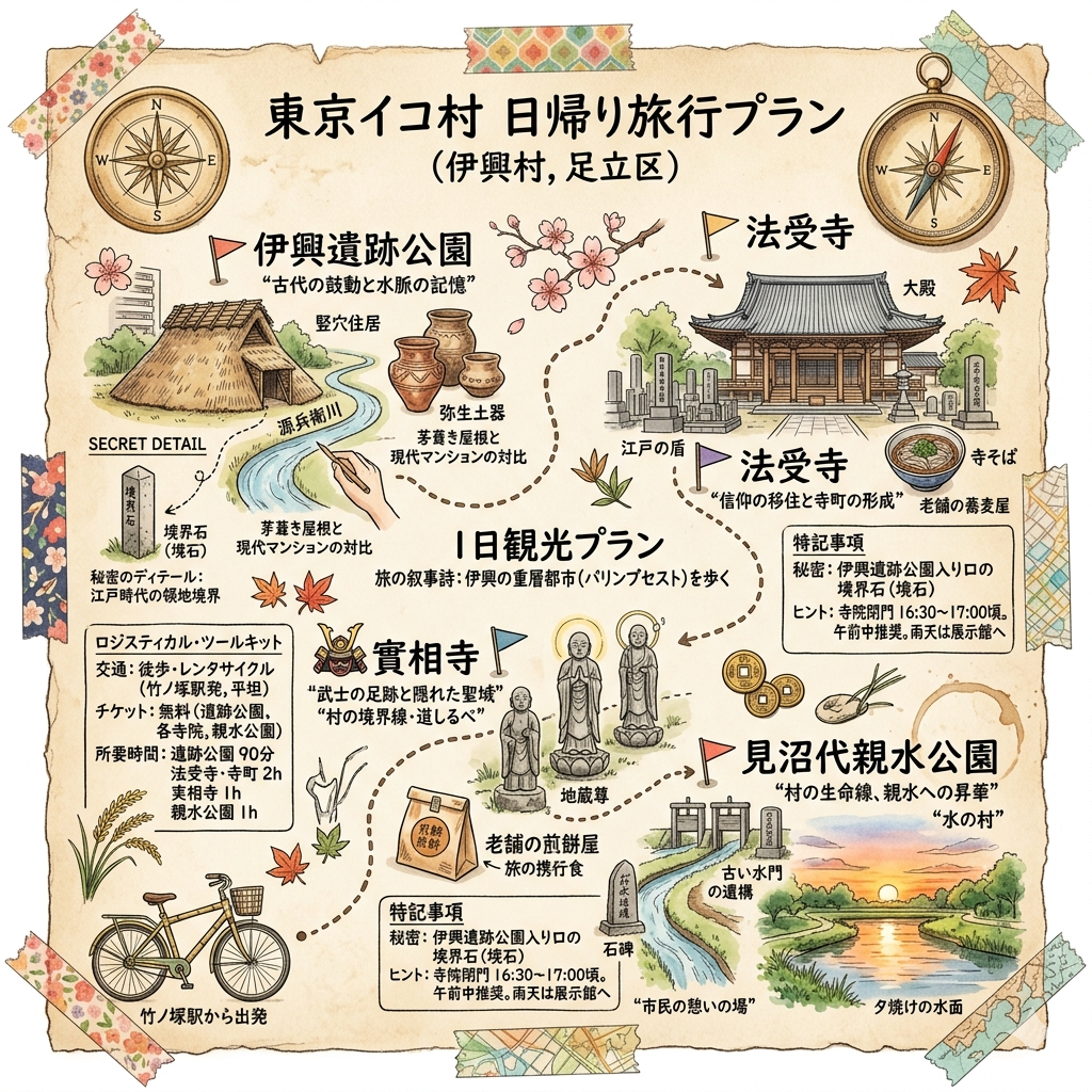 東京イコ村日帰り旅行プラン