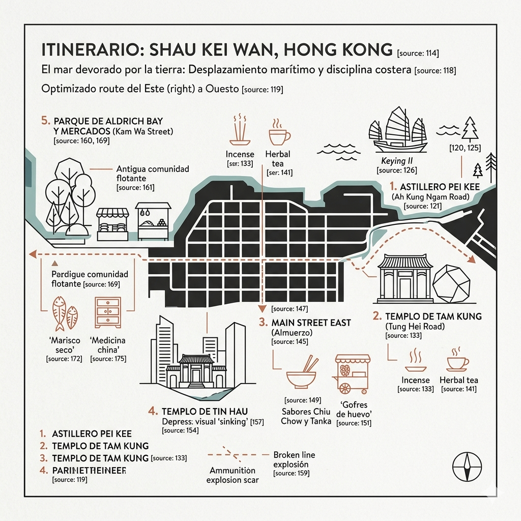  Itinerario del tour de un día por Hong Kong Shau Kei Wan