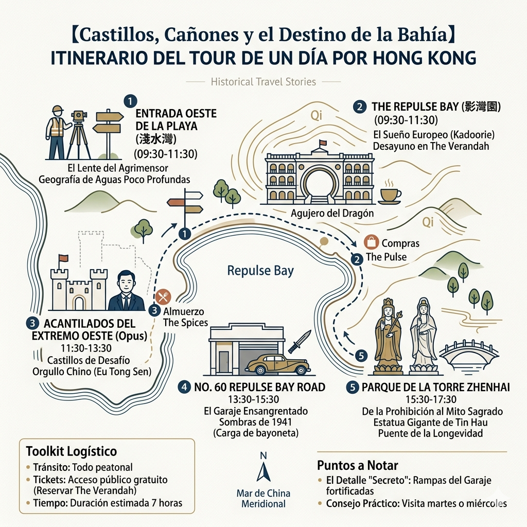  Itinerario del tour de un día por Hong Kong Repulse Bay