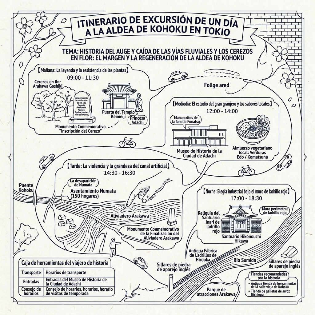 Itinerario de excursión de un día a la aldea de Kohoku en Tokio