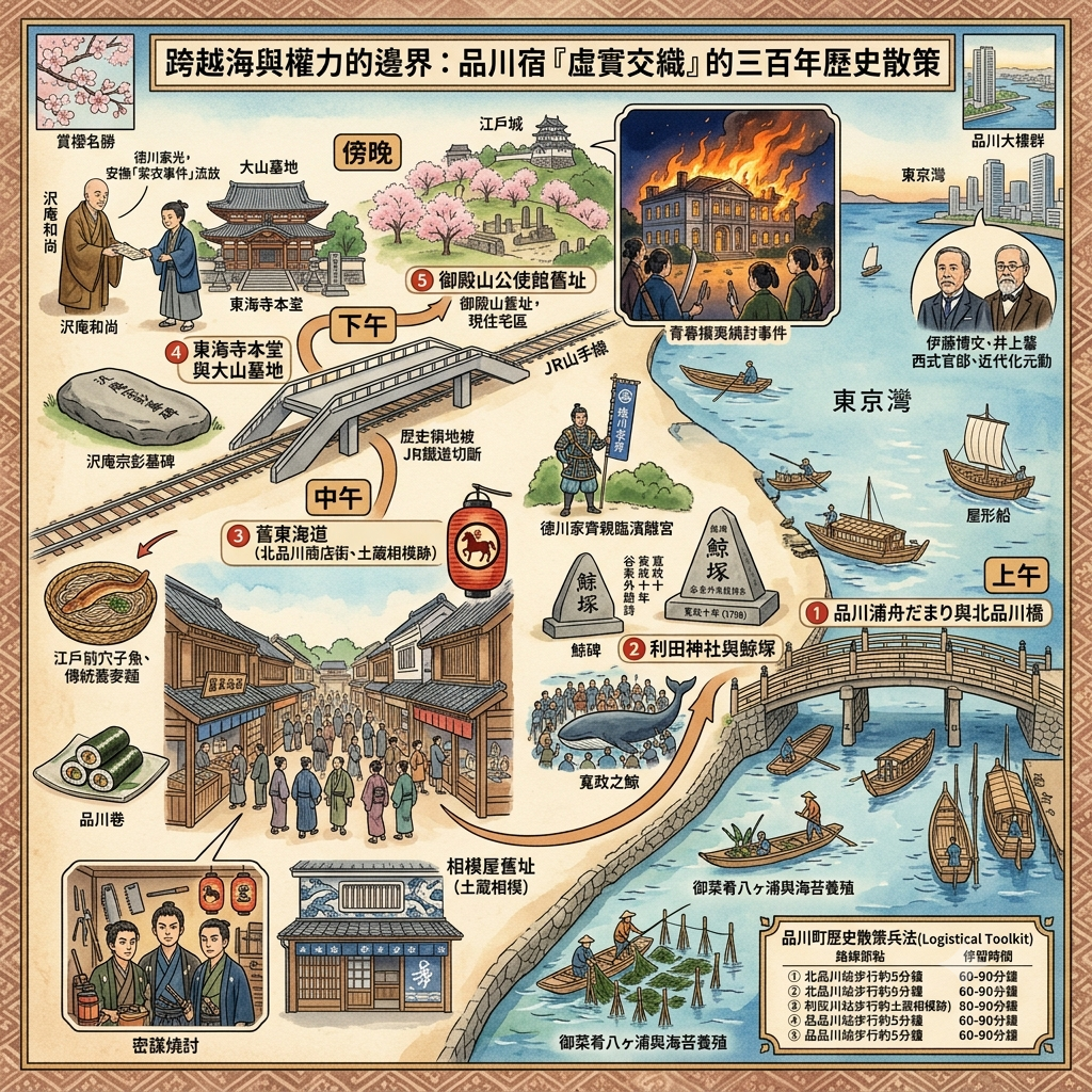 跨越海與權力的邊界：品川宿「虛實交織」的三百年歷史散策