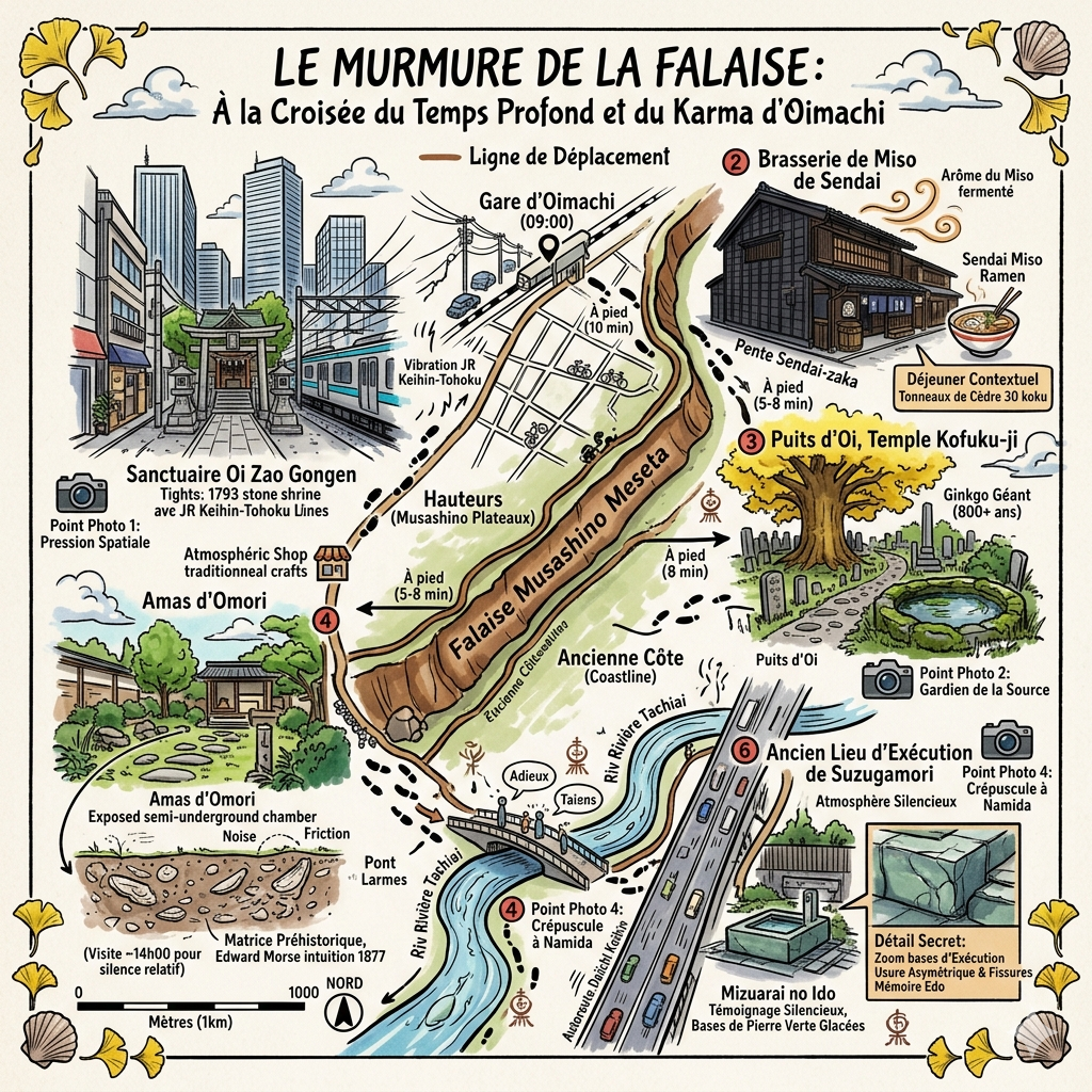 Le Murmure de la Falaise _ À la Croisée du Temps Profond et du Karma d'Oimachi