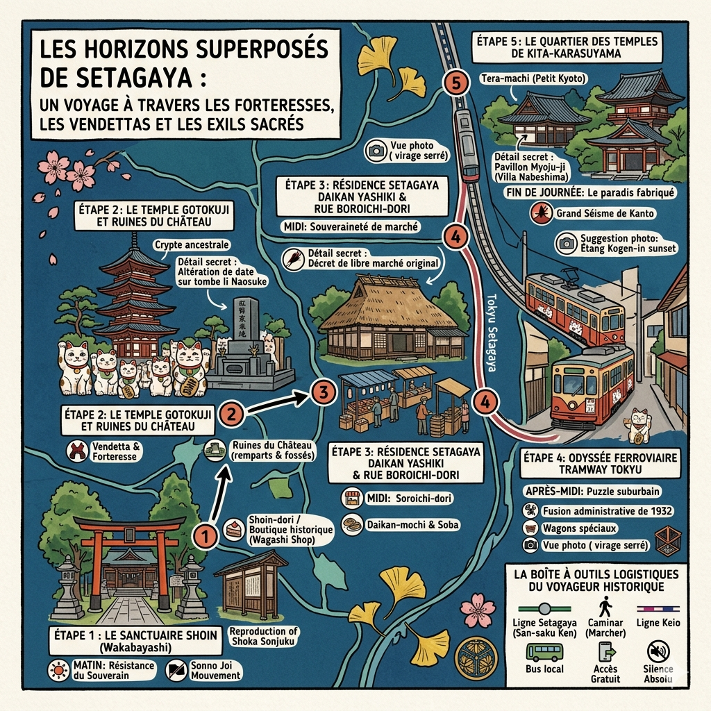 Les Horizons Superposés de Setagaya _ Un voyage à travers les forteresses, les vendettas et les exils sacrés