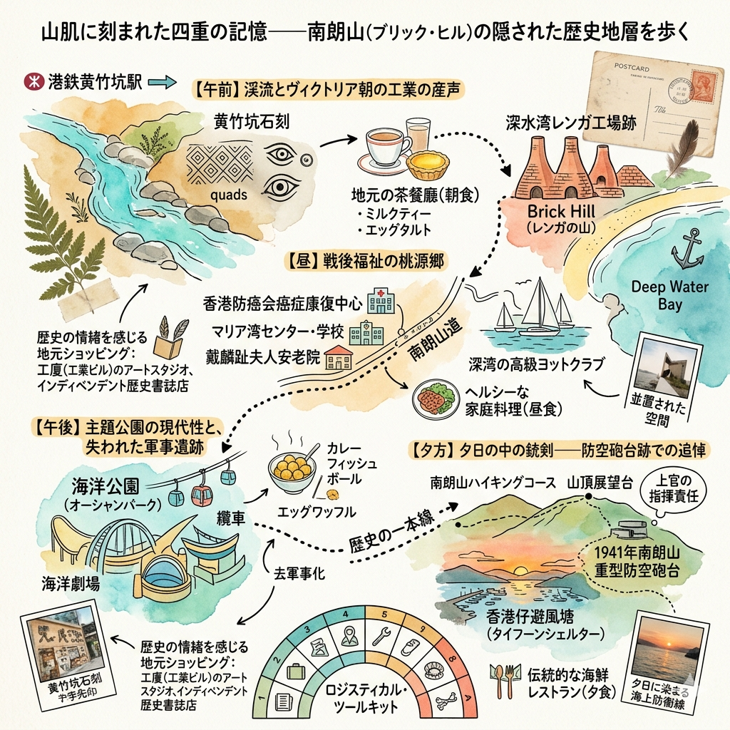 クリエイティブ・ナラティブ・タイトル：山肌に刻まれた四重の記憶――南朗山（ブリック・ヒル）の隠された歴史地層を歩く