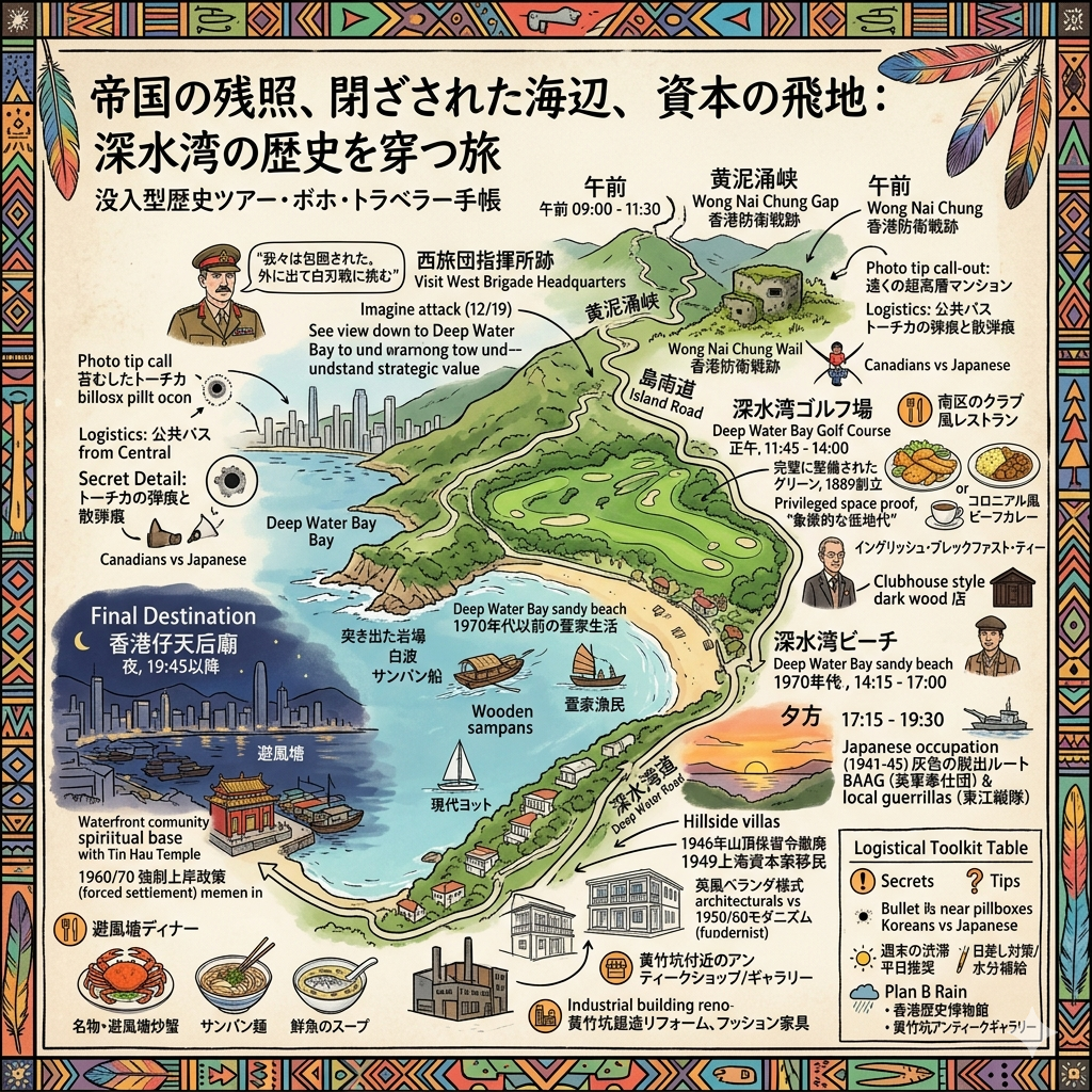 帝国の残照、閉ざされた海辺、資本の飛地：深水湾の歴史を穿つ旅