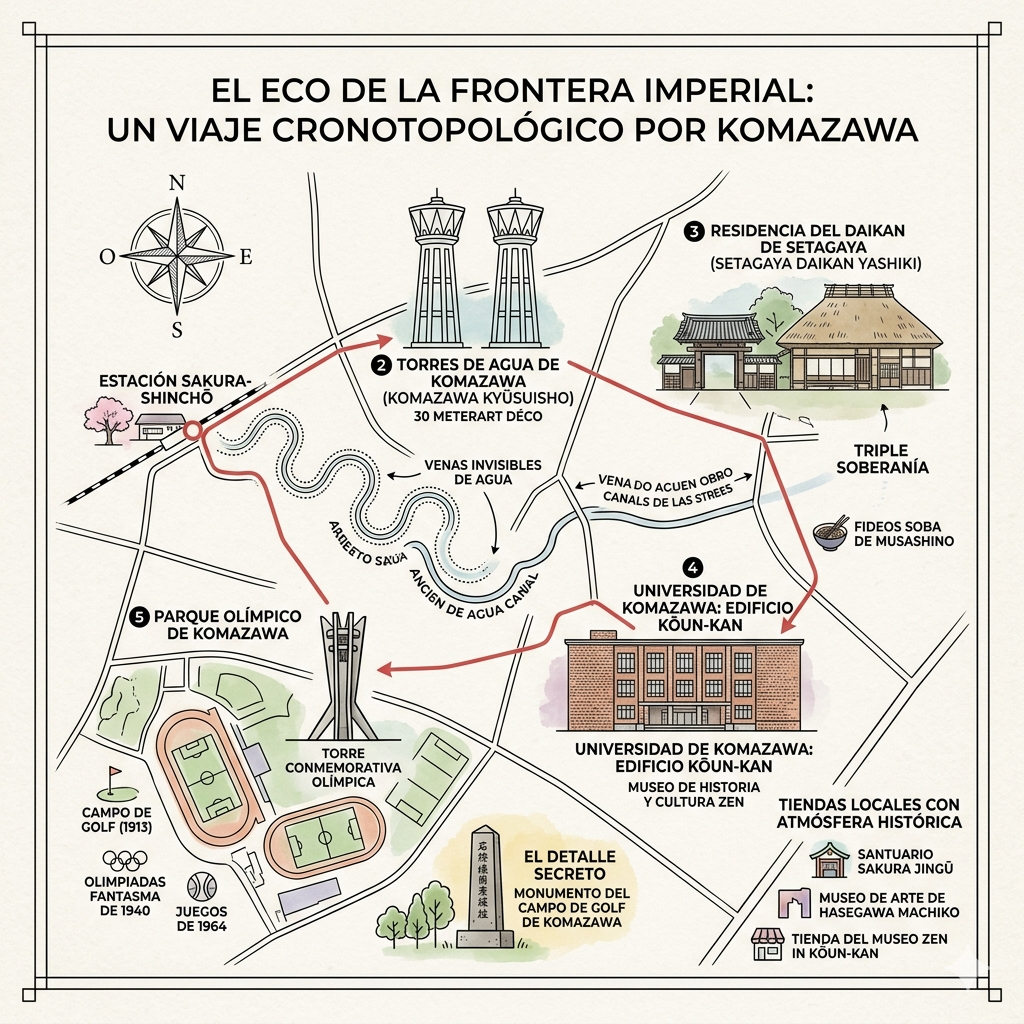 El Eco de la Frontera Imperial_ Un Viaje Cronotopológico por Komazawa