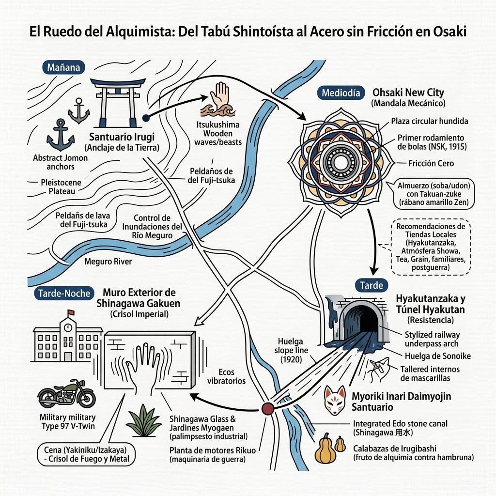 El Ruedo del Alquimista_ Del Tabú Shintoísta al Acero sin Fricción en Osaki