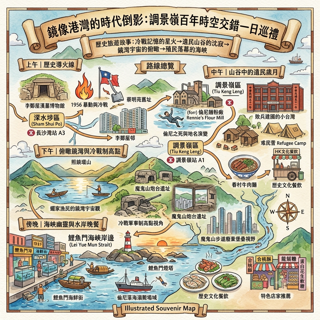 鏡像港灣的時代倒影：調景嶺百年時空交錯一日巡禮
