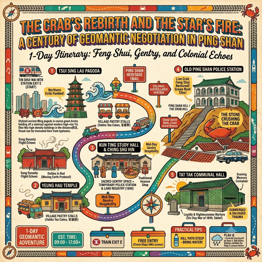 Ping Shan Historical Walk – The Feng Shui, Crab Legend and Clan Wars of a Hong Kong Heritage Trail