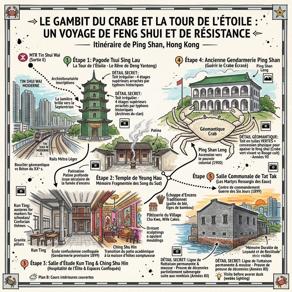 Le Gambit du Crabe et la Tour de l'Étoile _ Un Voyage de Feng Shui et de Résistance
