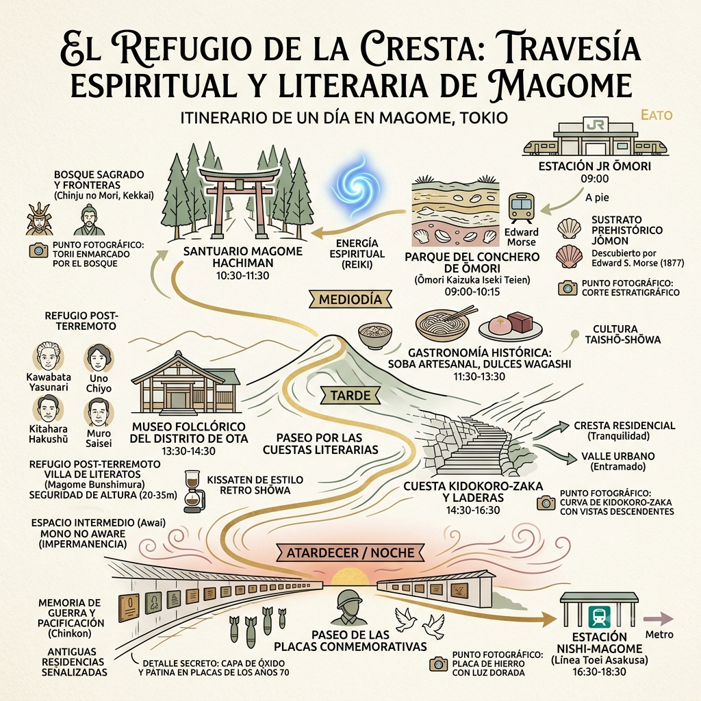 El Refugio de la Cresta_ Travesía por las Capas Espirituales y Literarias de Magome