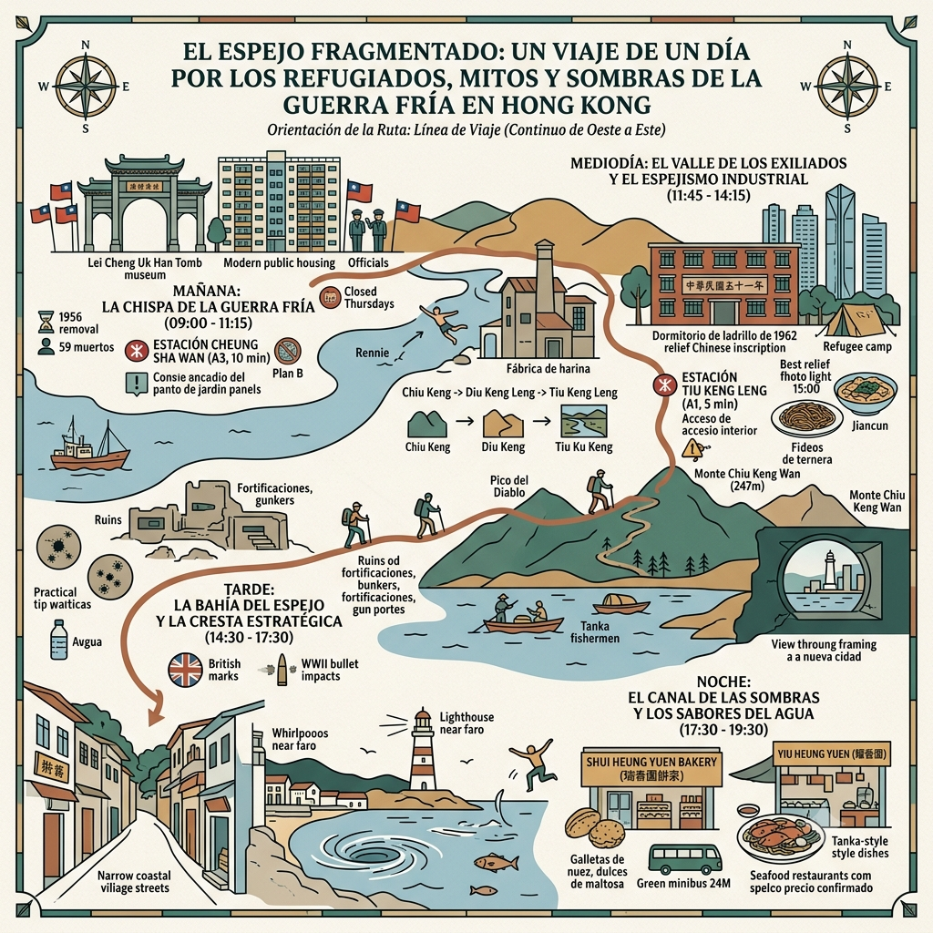 El Espejo Fragmentado_ Un viaje de un día por los refugiados, mitos y sombras de la Guerra Fría en Hong Kong