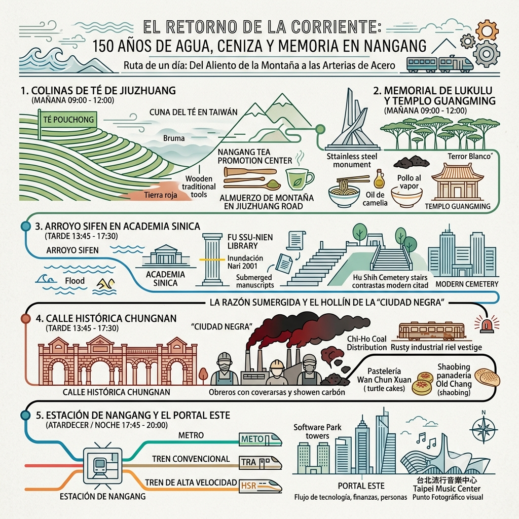 El Retorno de la Corriente_ 150 Años de Agua, Ceniza y Memoria en Nangang
