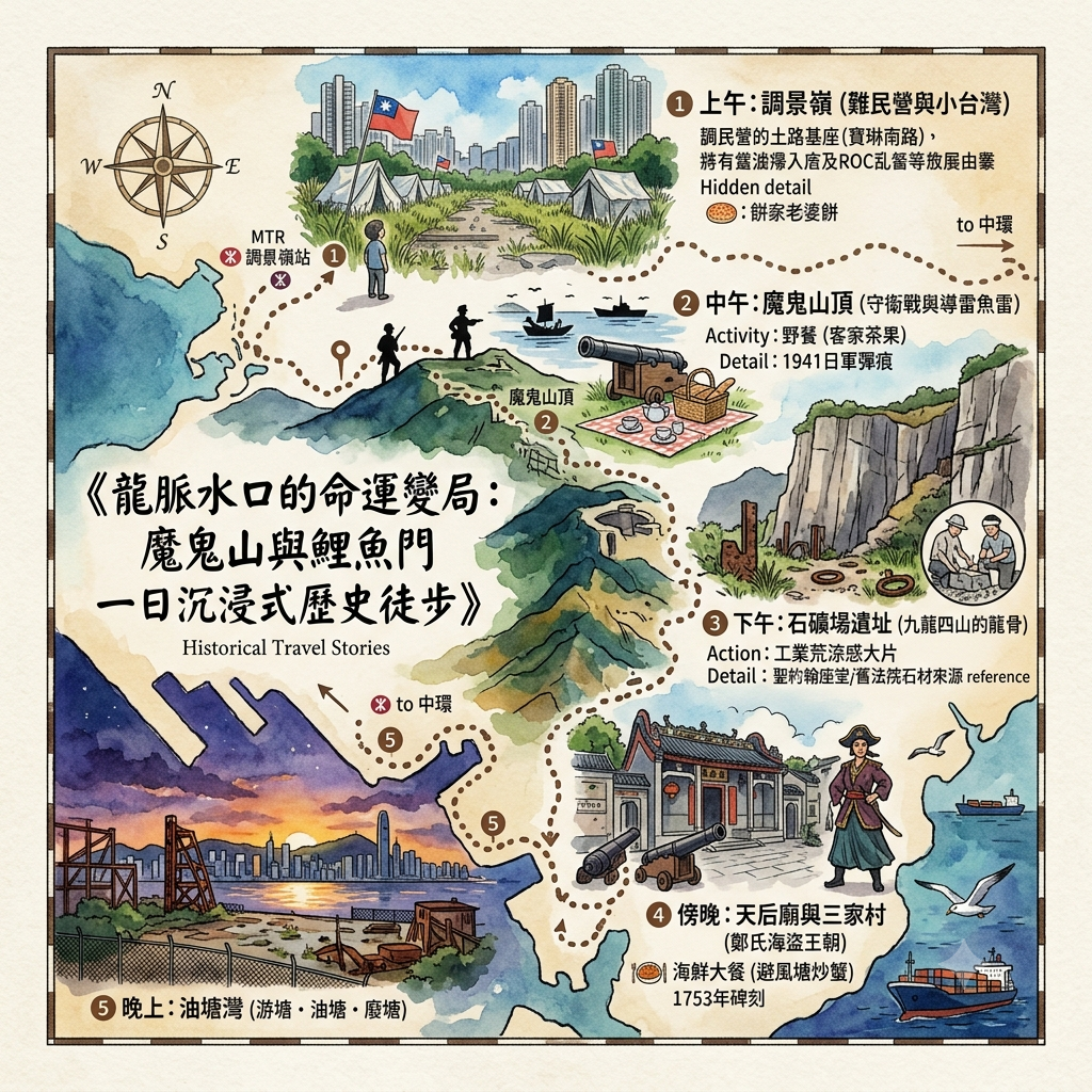 魔鬼山下的輪迴之關：鯉魚門水口的海盜、龍脈與消失的共和國