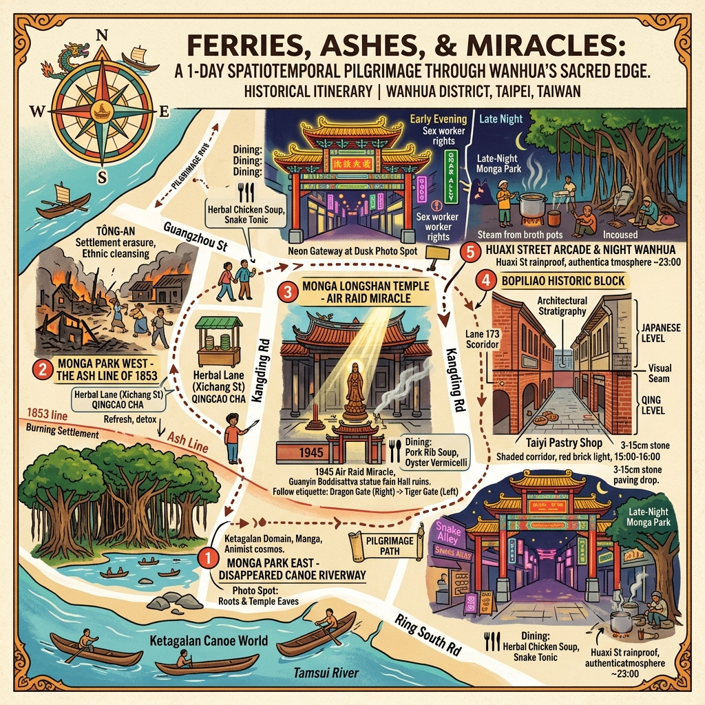 Ferries, Ashes, and Miracles_ A 1-Day Spatiotemporal Pilgrimage Through Wanhua’s Sacred Edge