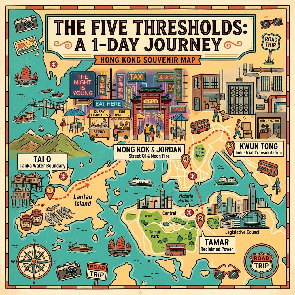 The Five Thresholds_ A 1-Day Journey Through Hong Kong’s Invisible Lines of Resistance and Memory