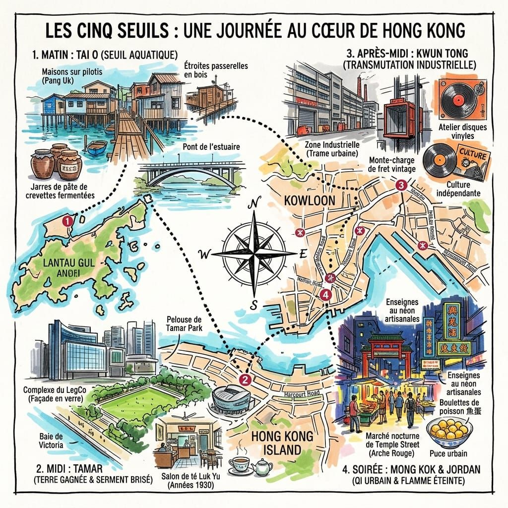 Les Cinq Seuils _ Une Journée au Cœur des Lignes de Fracture et de la Mémoire de Hong Kong