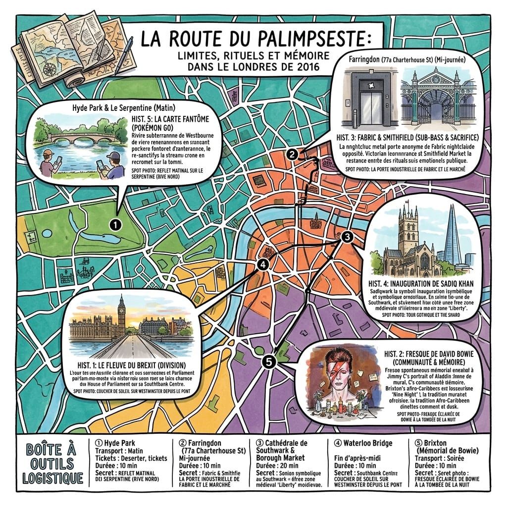 La Route du Palimpseste _ Limites, Rituels et Mémoire dans le Londres de 2016