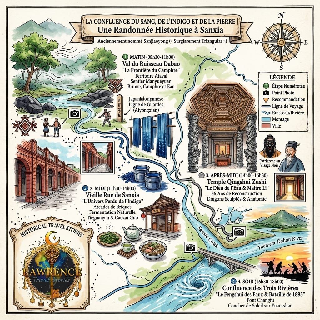 La Confluence du Sang, de l_Indigo et de la Pierre_ Une Randonnée Historique à Sanxia.