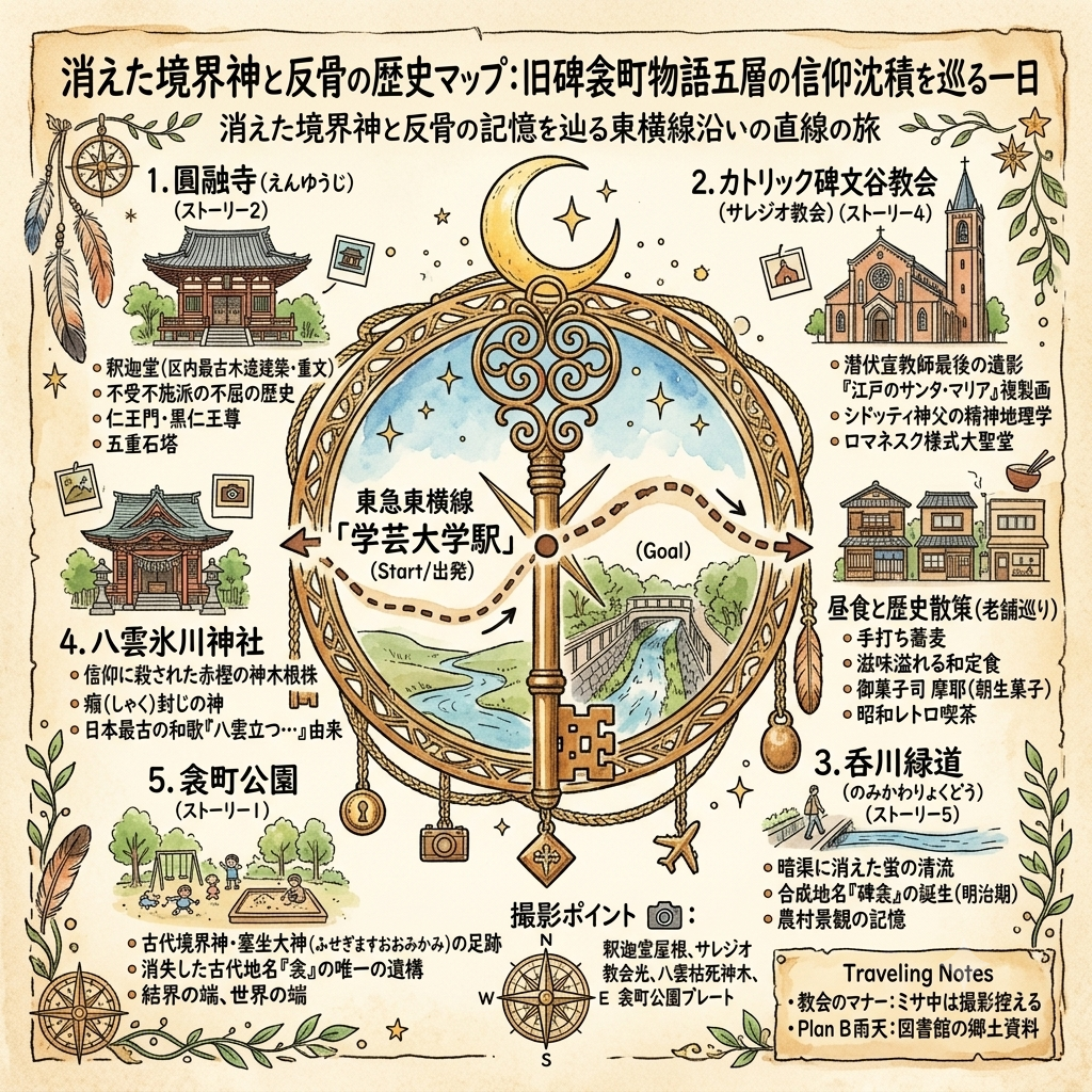 消えた境界神と反骨の記憶：旧碑衾町「五層の信仰沈積」を巡る一日