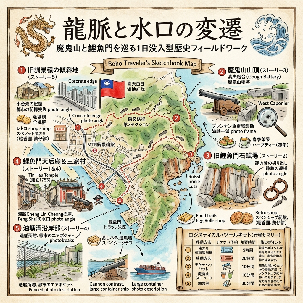 龍脈と水口の変遷：魔鬼山と鯉魚門を巡る1日没入型歴史フィールドワーク
