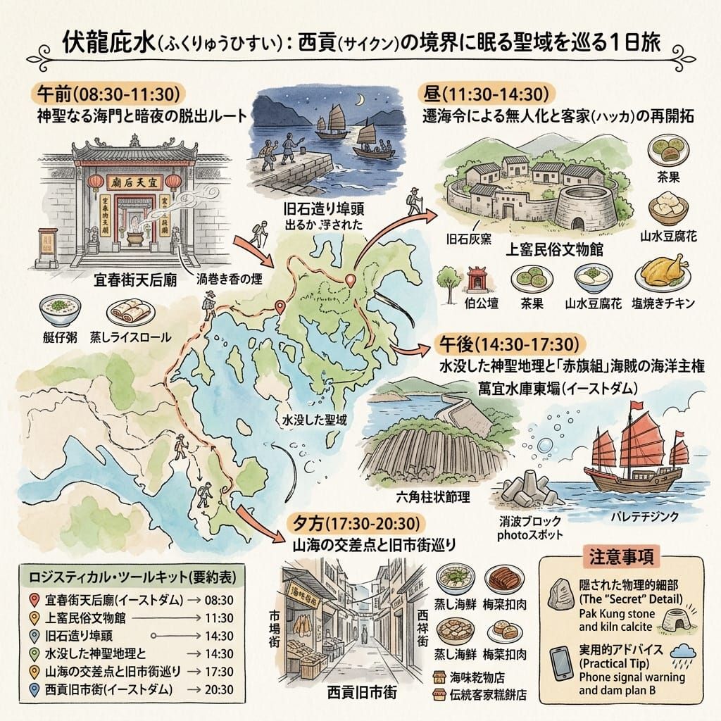 伏龍庇水（ふくりゅうひすい）：西貢（サイクン）の境界に眠る聖域を巡る1日旅