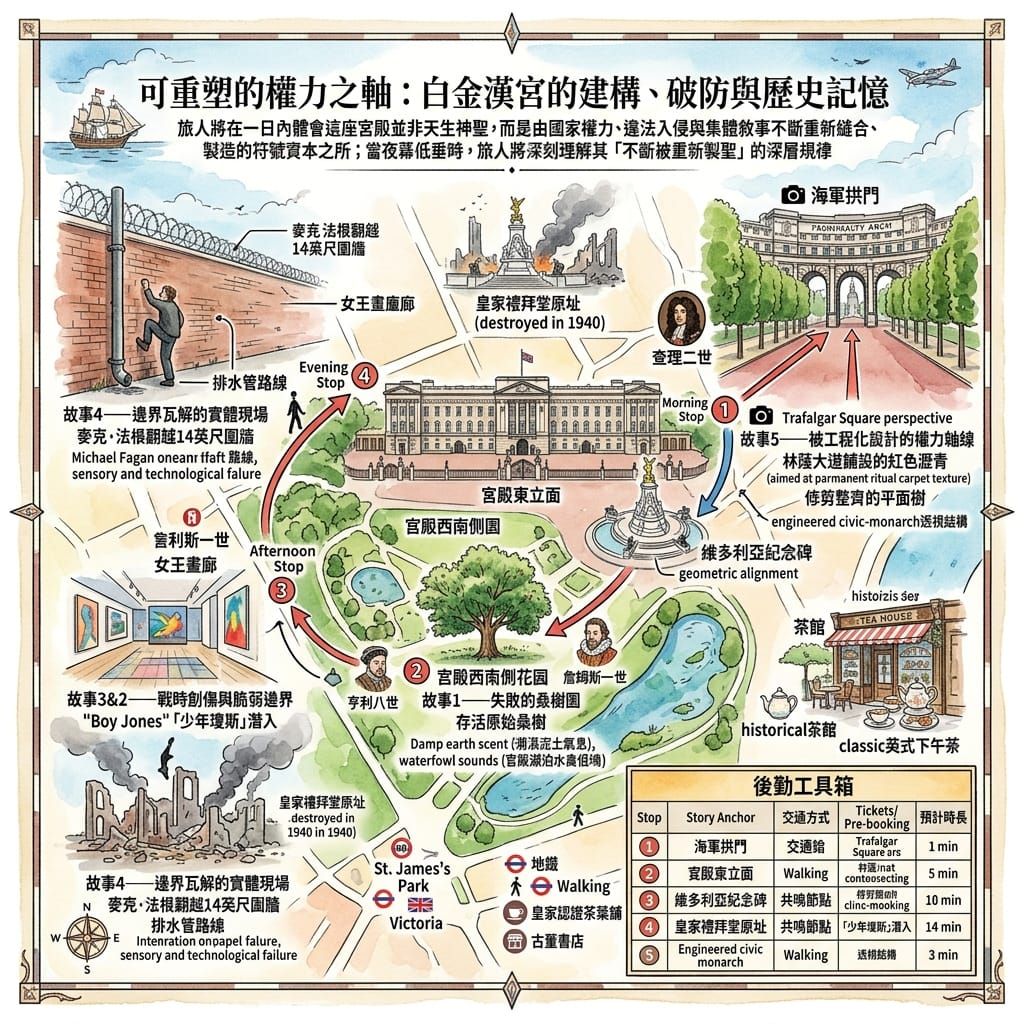 可重塑的權力之軸：白金漢宮的建構、破防與歷史記憶