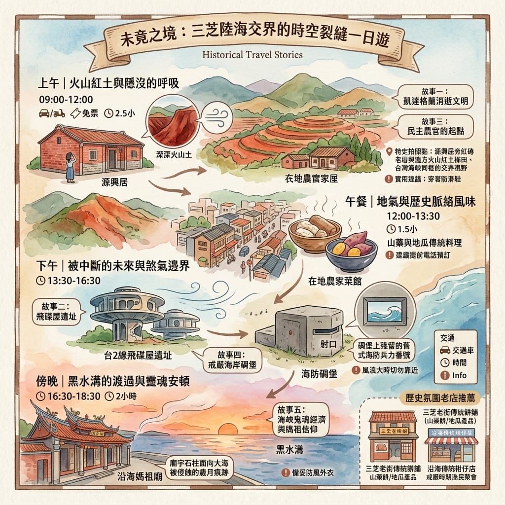 未竟之境：三芝陸海交界的時空裂縫一日遊