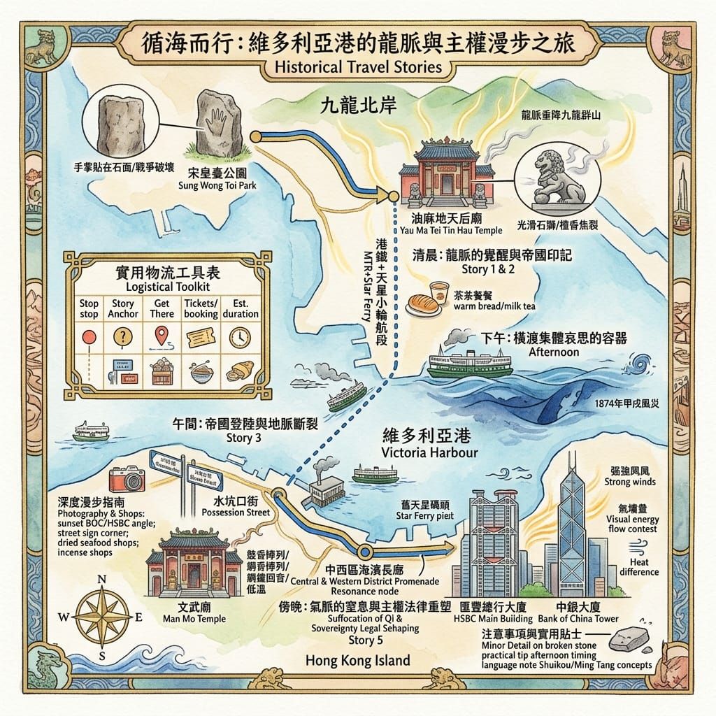 循海而行：維多利亞港的龍脈與主權漫步之旅