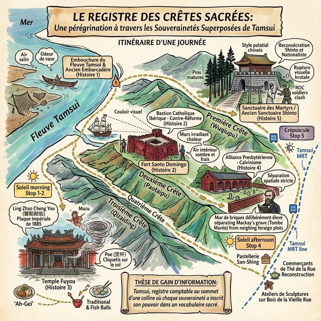 Une excursion d'une journée à la découverte de l'histoire du district de Tamsui, à Taïwan