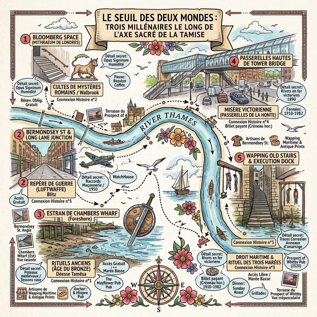 Le Seuil des Deux Mondes _ Trois Millénaires le long de l'Axe Sacré de la Tamise