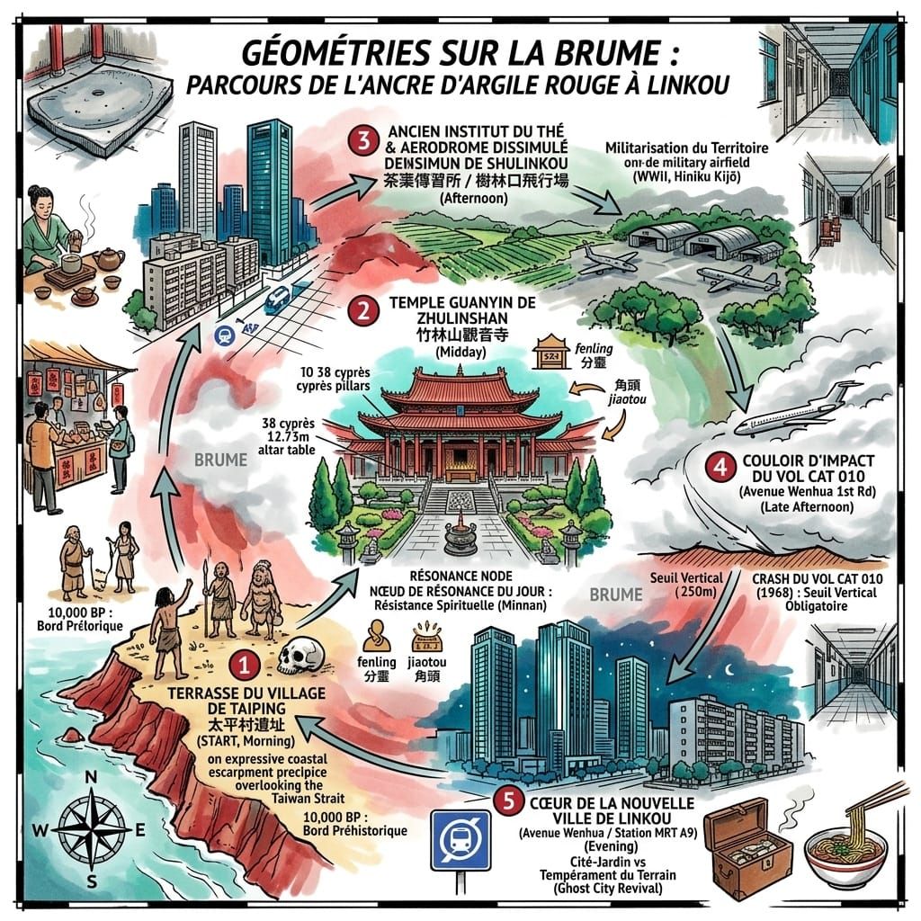 Itinéraire d'une journée dans le district de Linkou, ville de Nouveau Taipei