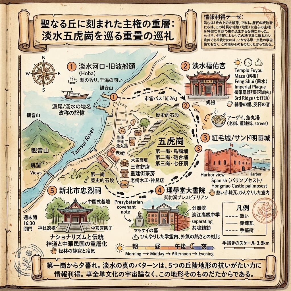 台湾・淡水区の歴史を巡る日帰り旅