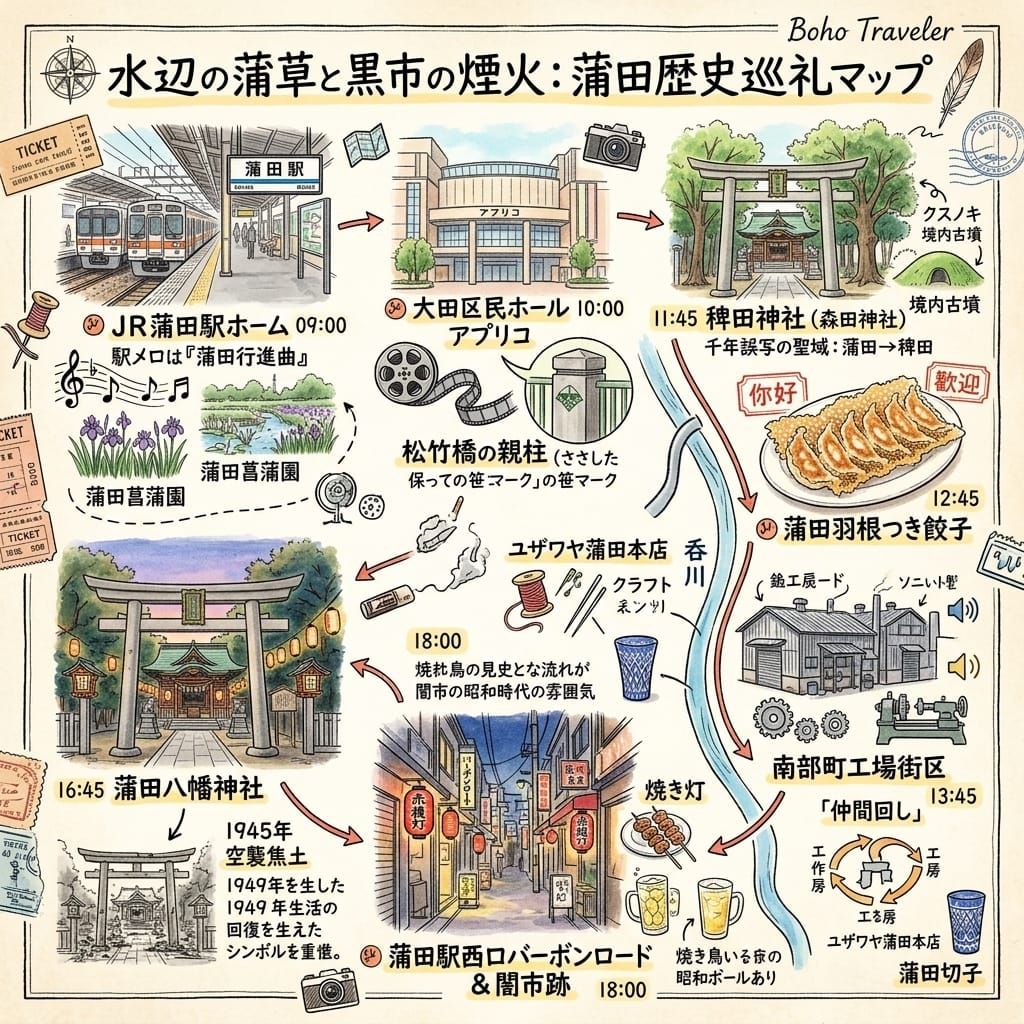 蒲田、閾の街：日本近代を孵した水辺五景