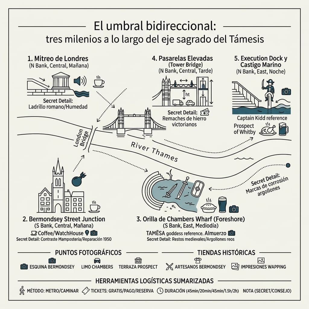 El umbral bidireccional_ tres milenios a lo largo del eje sagrado del Támesis