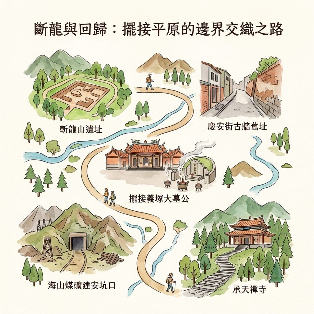 斷龍與回歸：擺接平原的邊界交織之路