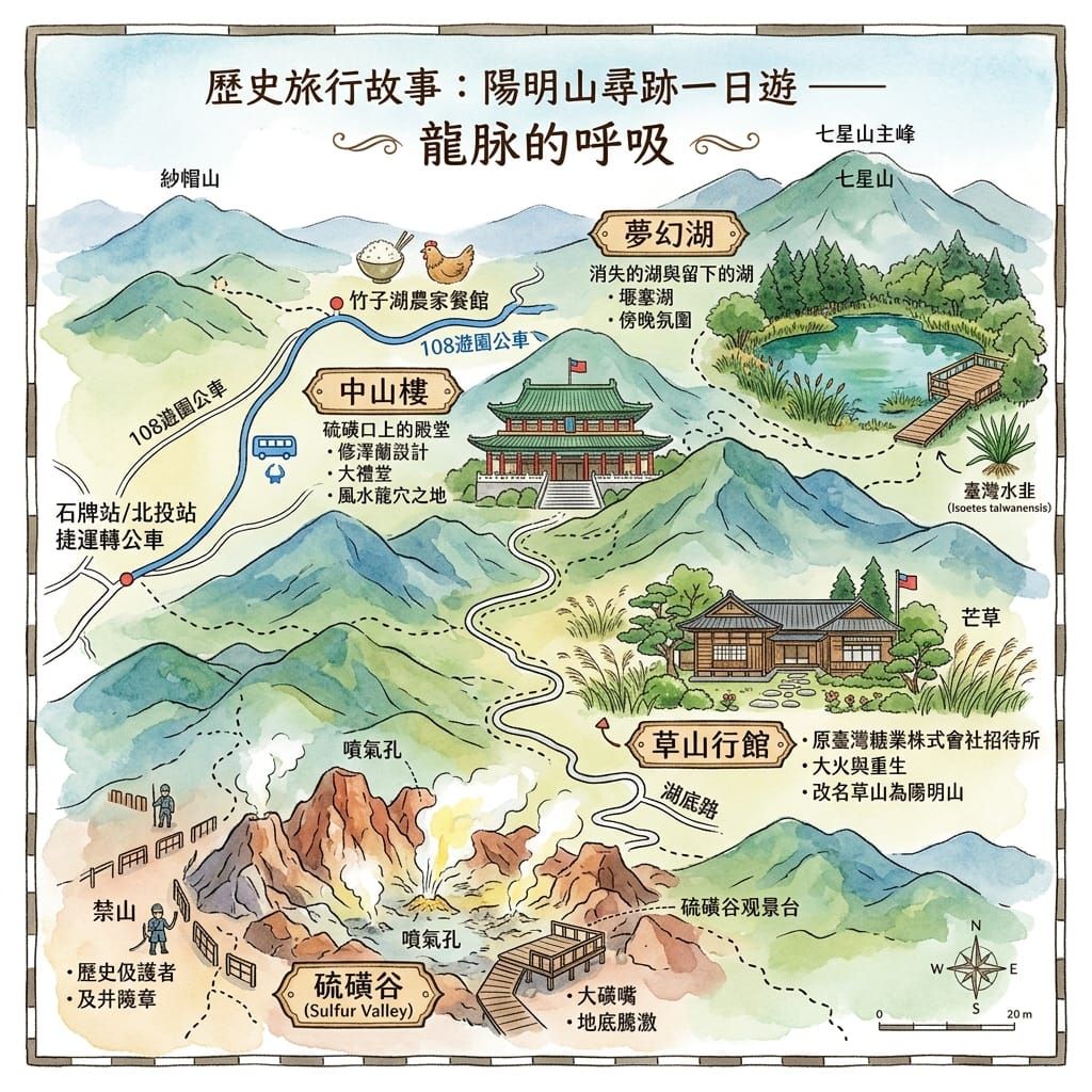 龍脉的呼吸：陽明山尋跡一日遊