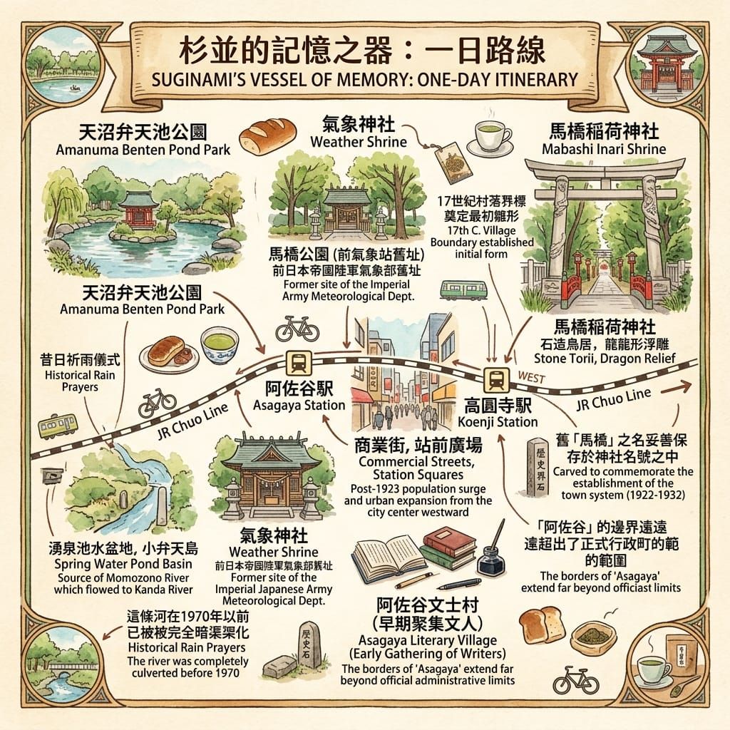 杉並的記憶之器：一日路線