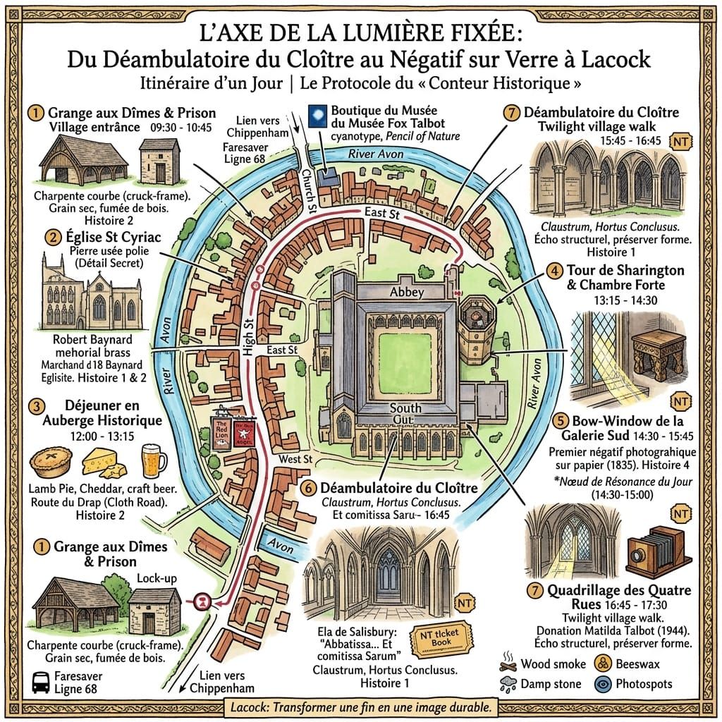 LACOCK_ Le Protocole du « Conteur Historique » — Itinéraire d'un Jour