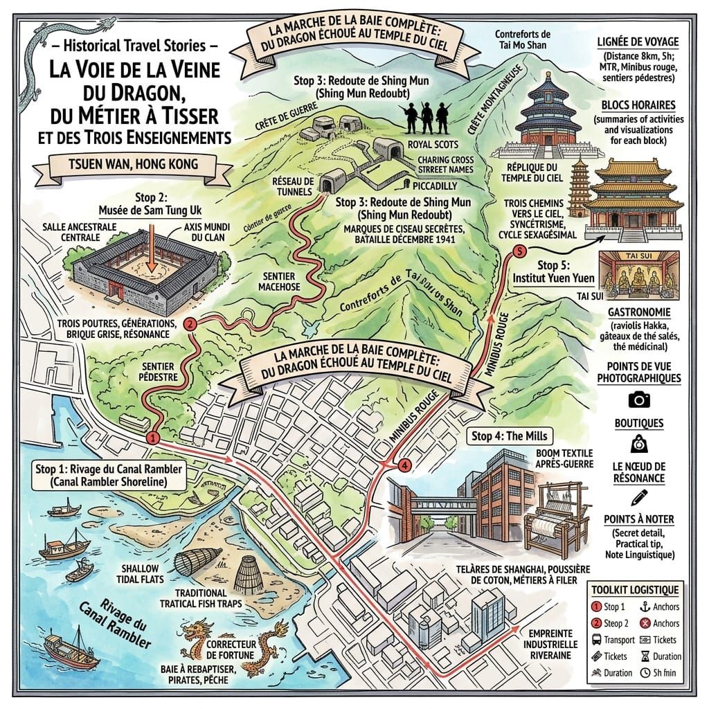La Voie de la Veine du Dragon, du Métier à Tisser et des Trois Enseignements