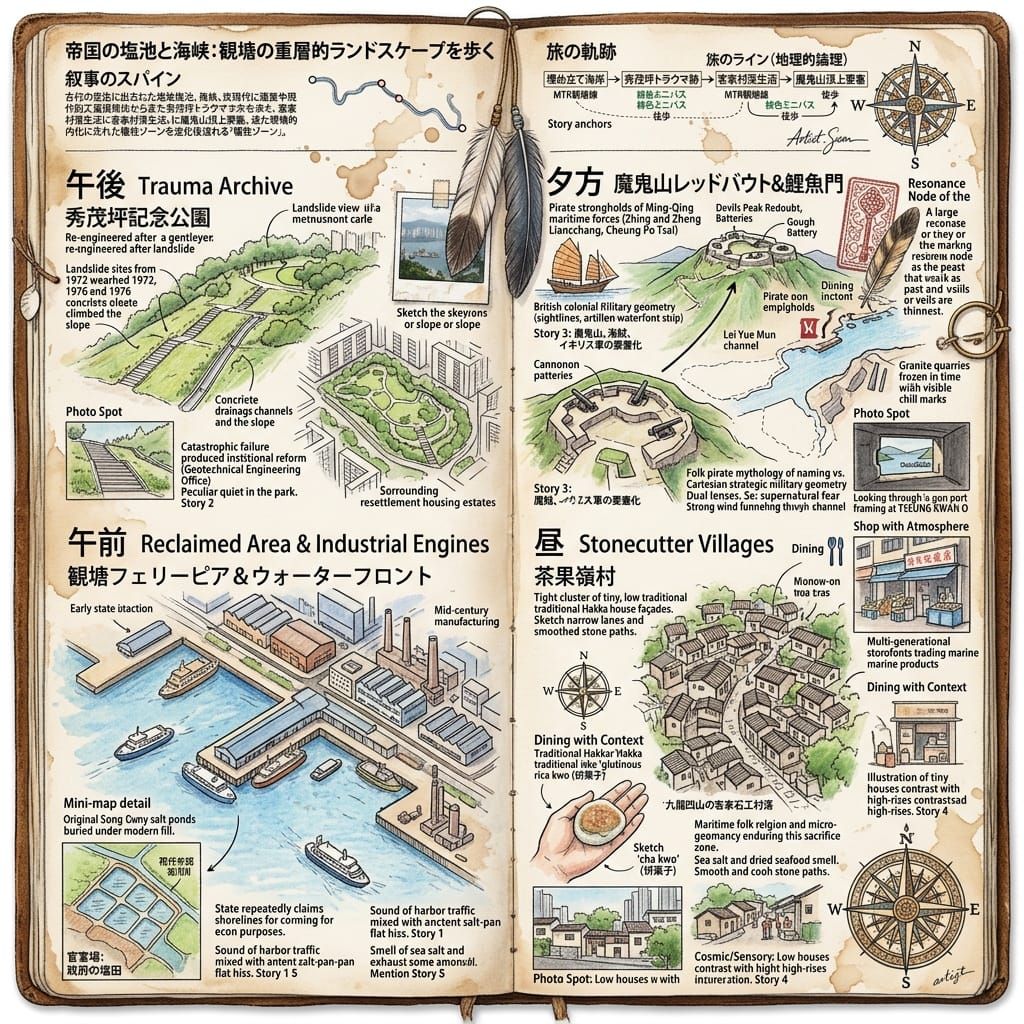 帝国の塩池と海峡：観塘の重層的ランドスケープを歩く