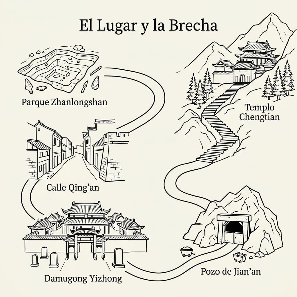 El Lugar y la Brecha_ Una caminata a través de los bordes estratificados de Tucheng