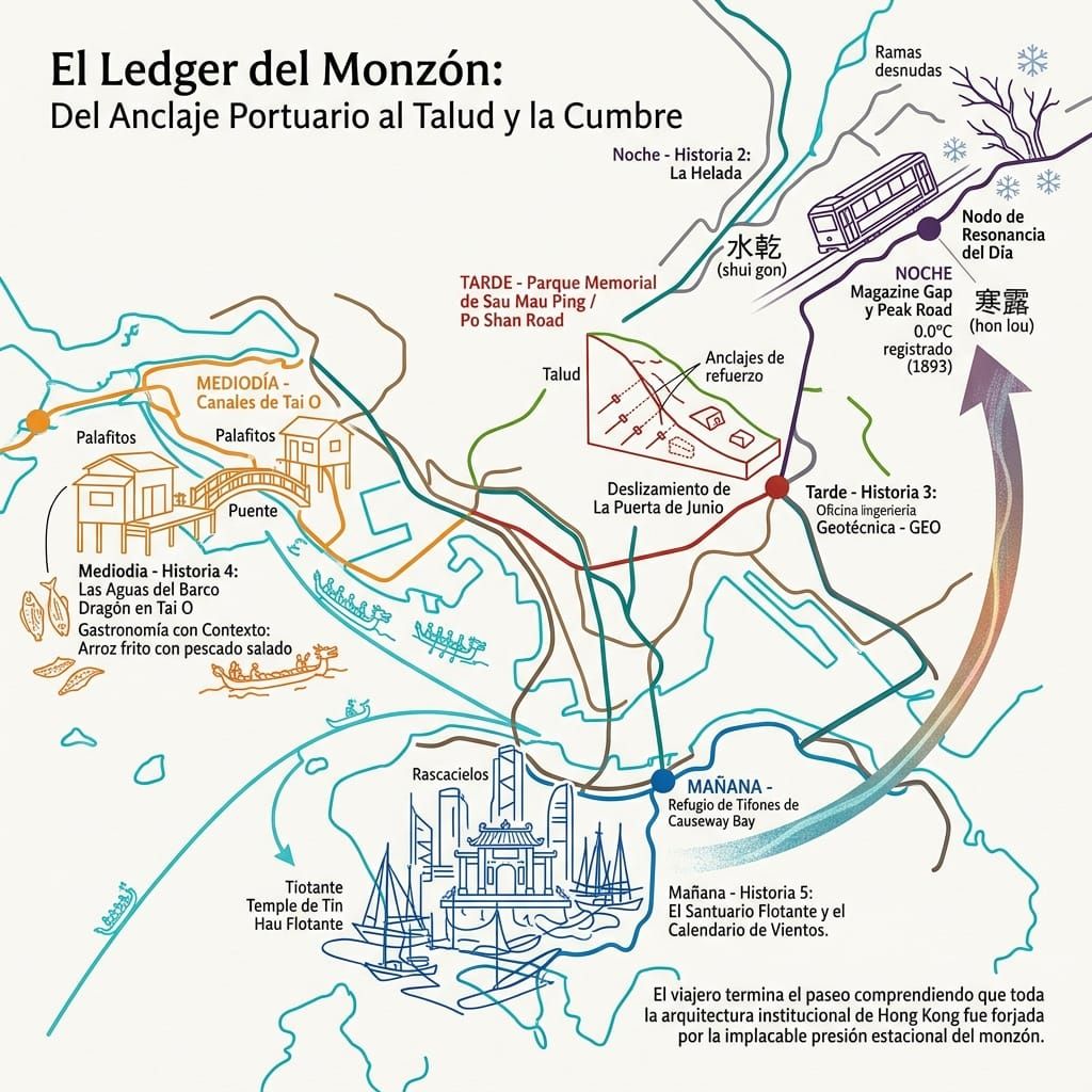 El Ledger del Monzón_ Del Anclaje Portuario al Talud y la Cumbre