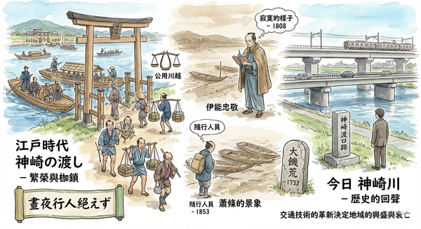 神崎川河畔
