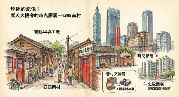 摩天大樓旁的時光膠囊—四四南村