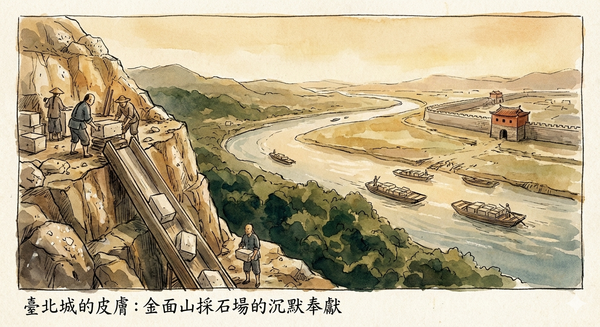 Jinmianshan Trail (quartz mine landscape and panoramic view of the Taipei Basin)