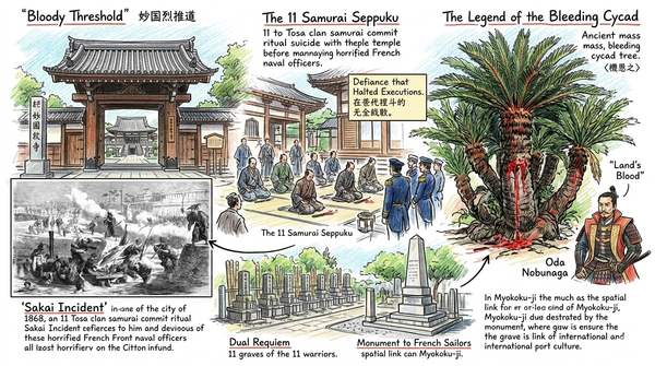 El Ritual Sangriento de Myokoku-ji: Honor y Diplomacia en el Incidente de Sakai