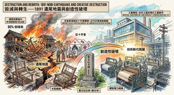 濃尾地震からの転生 — 破壊を糧にする「創造的破壊」