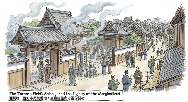 El réquiem de las sombras: El Templo Saihō-ji y el descanso de las 遊女 (Yūjo)